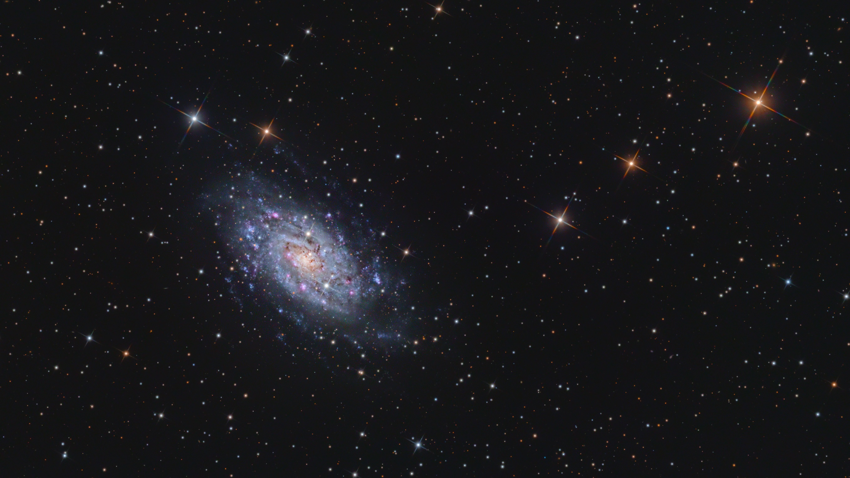 NGC 2403 spiral galaxy astrophotography