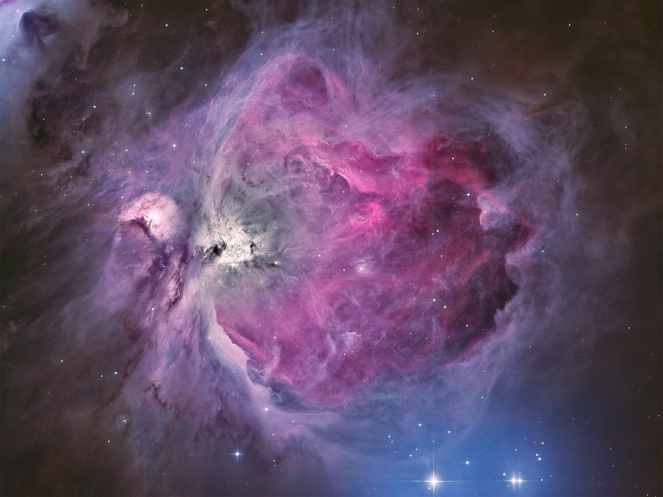 Orion Nebula M42 astrophotography showing a stellar nursery