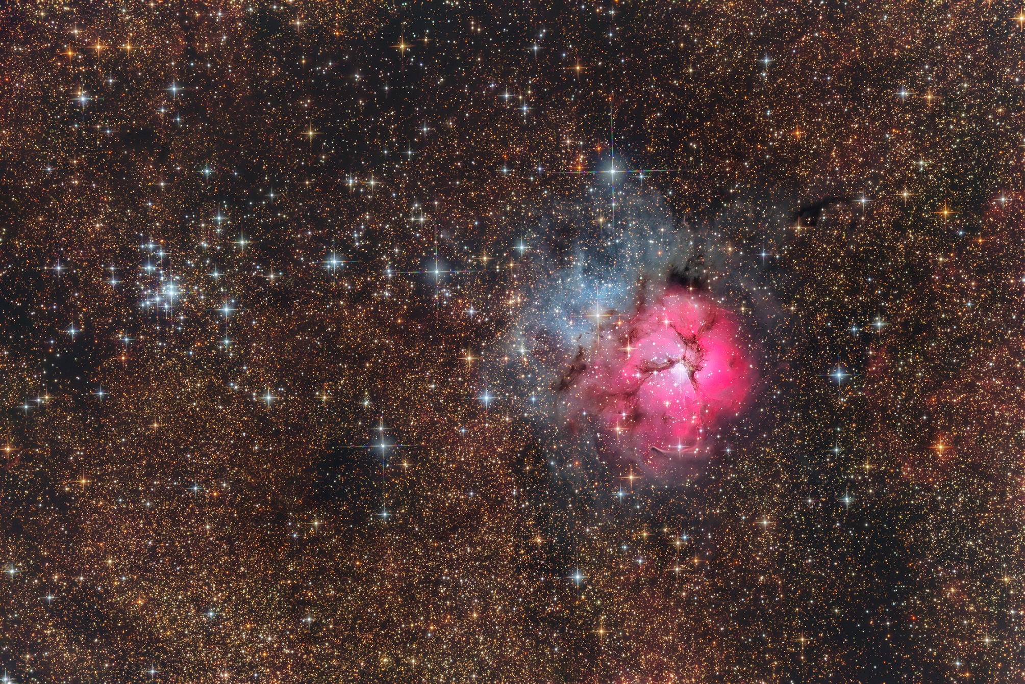 Trifid Nebula M20 astrophotography